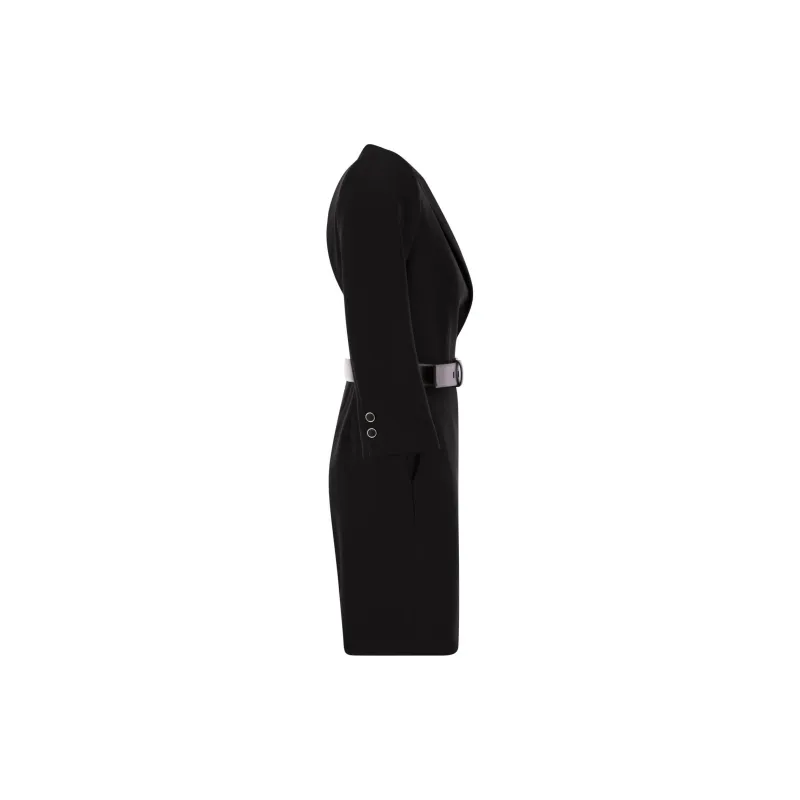 Elisabetta Franchi Cut Out Coat Dress-2