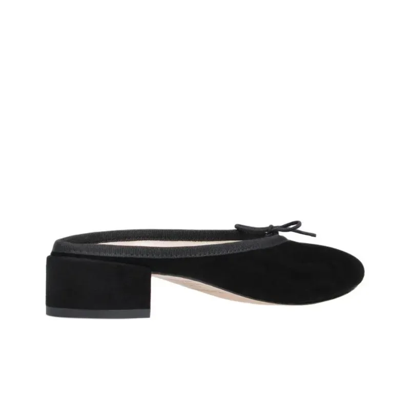 Repetto Closed Toe Slippers 3cm Women's Black-2
