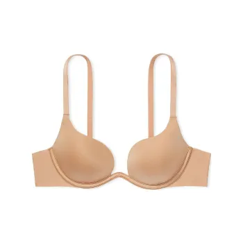 Victoria's Secret Open Plunge Bra / Praline Bra Women's Fruit Seed Candy
