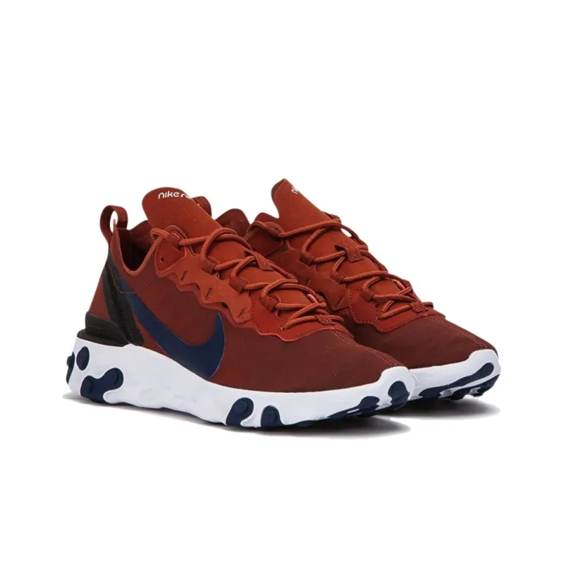 Nike React Element 55 Mars Stone Midnight Navy-2