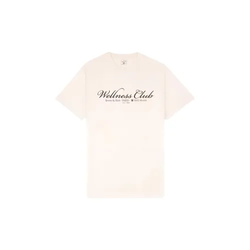 SPORTY & RICH T-Shirts Unisex Cream