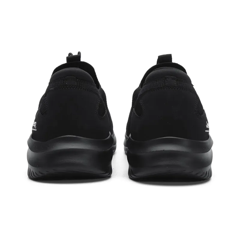 Jeep Wear resistant Lightweight Breathable And Non slip. Low Top Trekking Shoes Men's Black-4