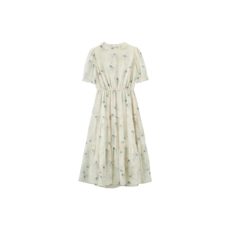 XIANGYING Short Sleeved Dress Women's-1