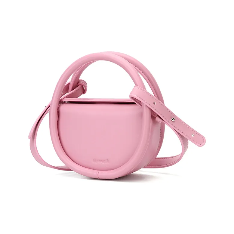VANWALK PU Handbag Regular Women's Pink/Yellow/White-1