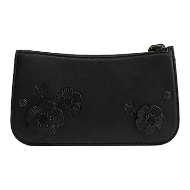 COACH Penn Cow Leather Handbag, Shoulder Bag Trumpets Women's Black-2