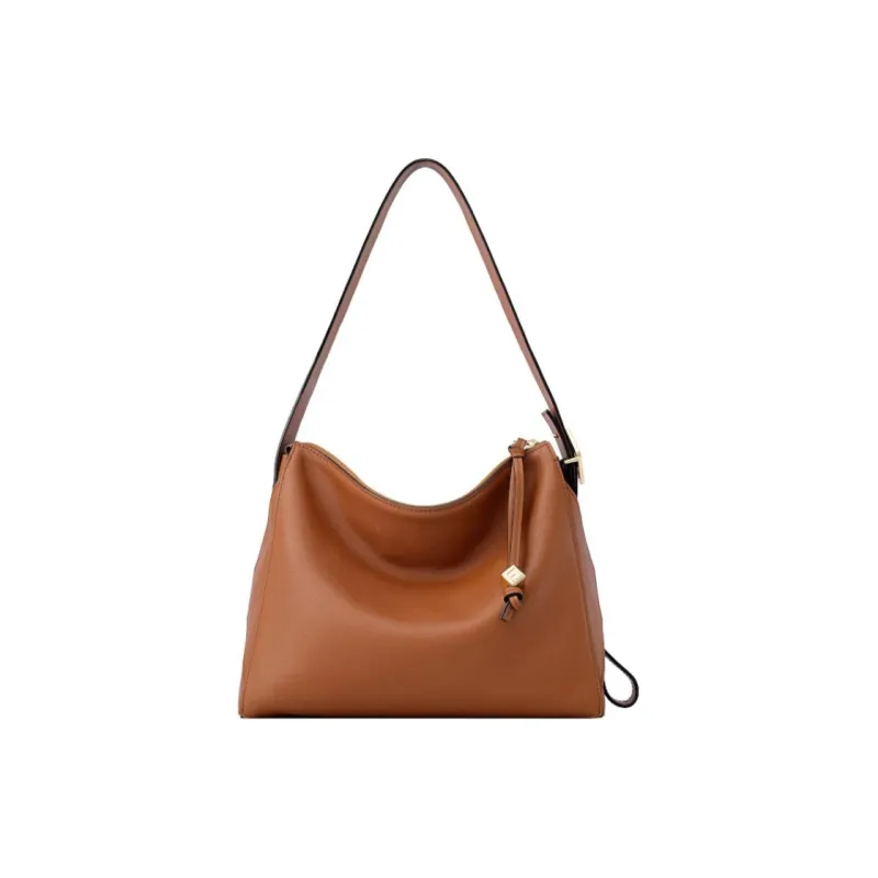 FION Top Grain Cow Leather Underarm Crossbody Bag, Shoulder Bag Regular Women's Multicolor-0