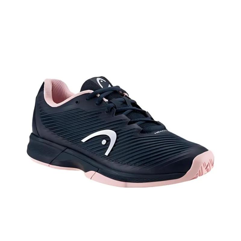 HEAD REVOLT PRO 4.0 Low Top Tennis Shoes Unisex Deep Blue Pink-1