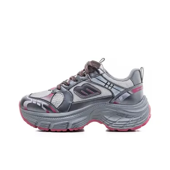 RENBEN Shock-Absorbing Non-Slip Wear-Resistant Breathable Balanced Low-Top Chunky Sneakers Women's