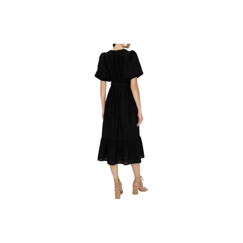 DVF Polina Cotton Midi Dress-1