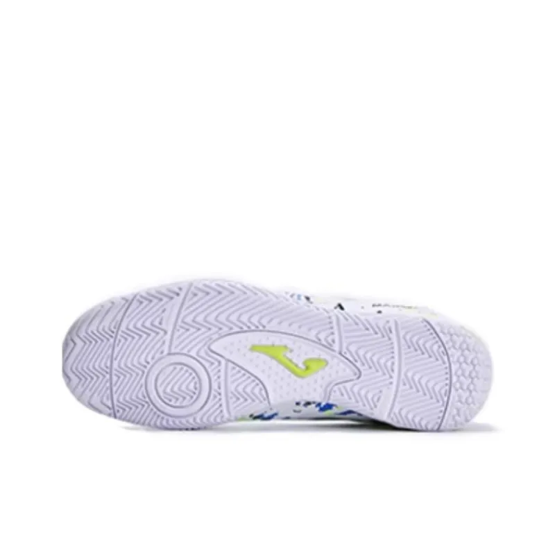 Joma IC/IN Anti-Slip Wear-Resistant Soccer Shoes Men's White-4