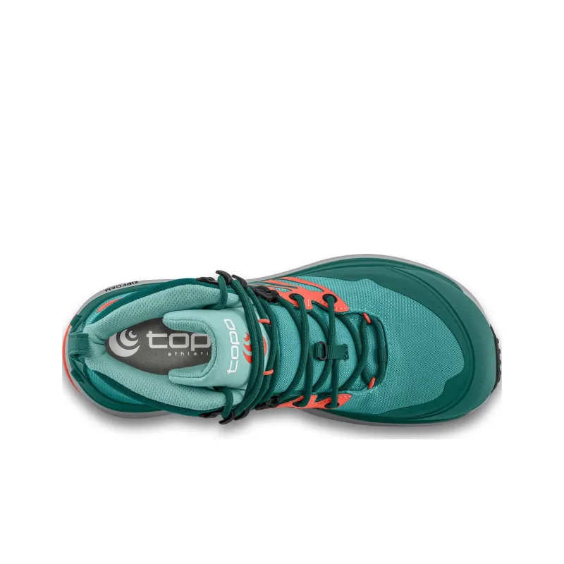 Topo Athletic TRAILVENTURE 2 Cushioning Wear-Resistant Mid-Top Hiking Shoes Women's Cyan-3