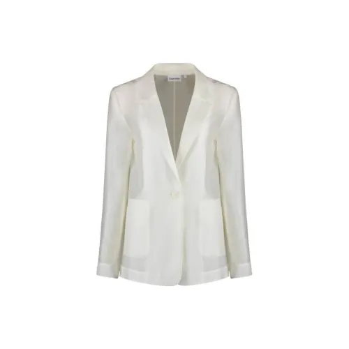 Calvin Klein Jackets Women's White