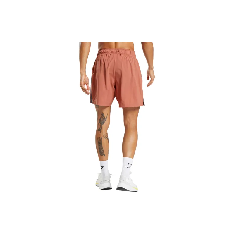 GYMSHARK SPORT 7' SHORTS Sports Shorts Men's Persimmon Red-1