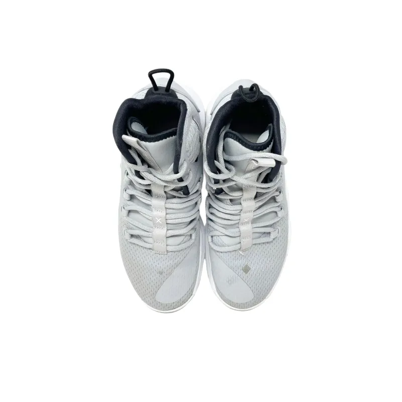 Nike Hyperdunk X TB PROMO 'Wolf Gray' Cushioned Slip-Resistant Support High-Top Basketball Shoes Men's Gray-3