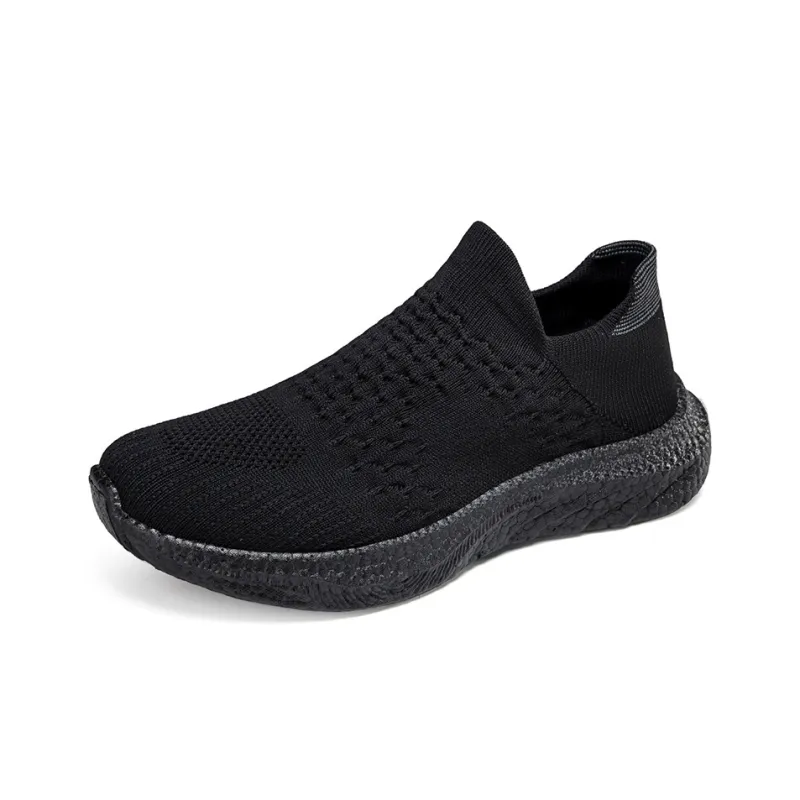 SENGUIBUCK Casual Shoes Men Low Top Black White/All Black/Coffee-4