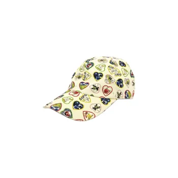 CHANEL 1990 2000's Valentine Logo print Baseball Cap