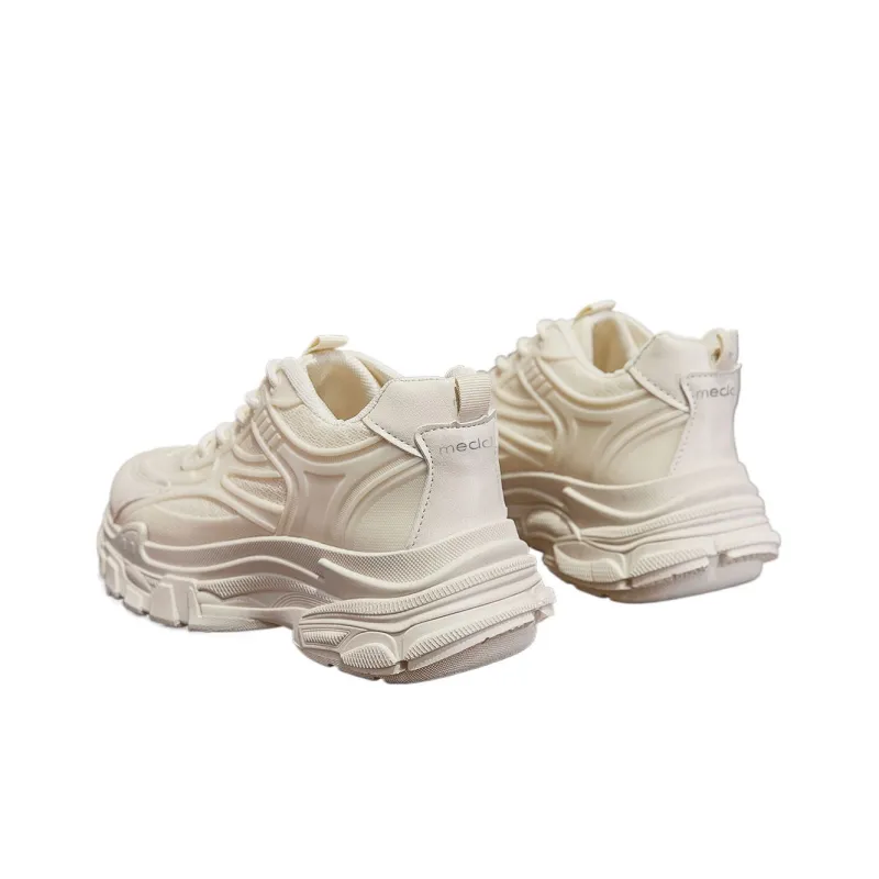 Medd Height Increasing Balance Impact Resistant Support Lightweight Breathable Low Top Chunky Sneakers Women's-42