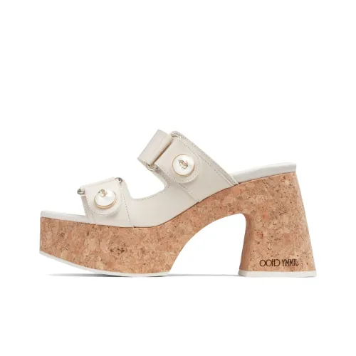 Jimmy Choo Fayence 95mm Leather Platform Sandals