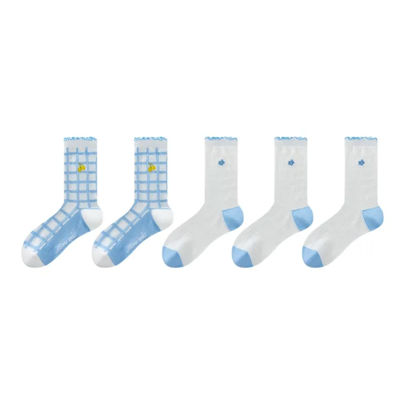 Ordifen Mid Calf Socks Women's 5 Pack-0