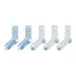 White Plaid 2 Pack+White Blue 3 Pack
