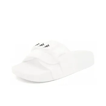 Kappa Rubber Sole Slide Slippers Unisex White