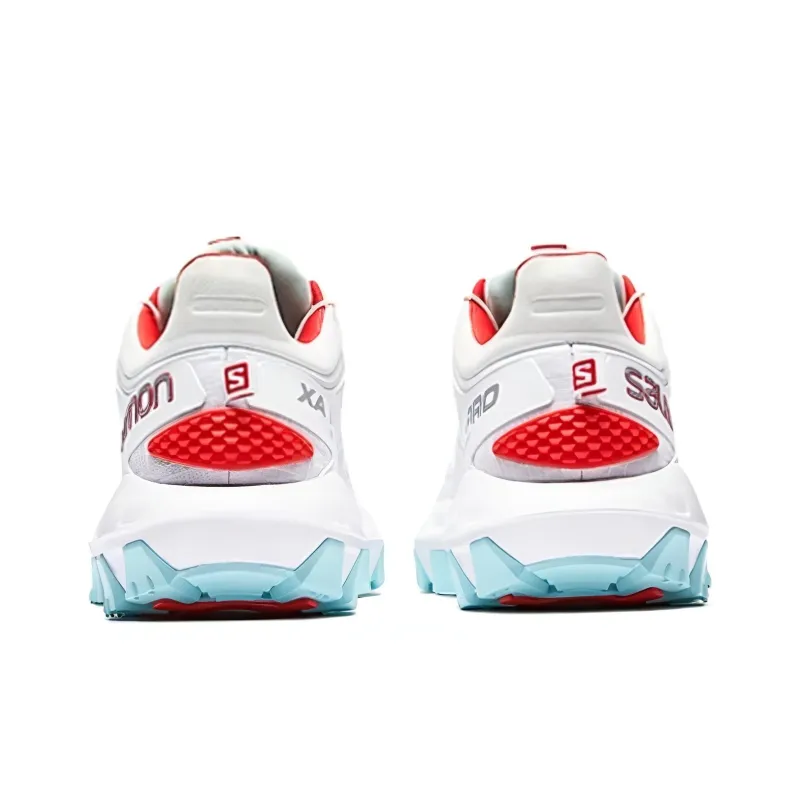 SALOMON XA Pro Street ADV Low-Top Running Shoes Unisex White Blue Red-3