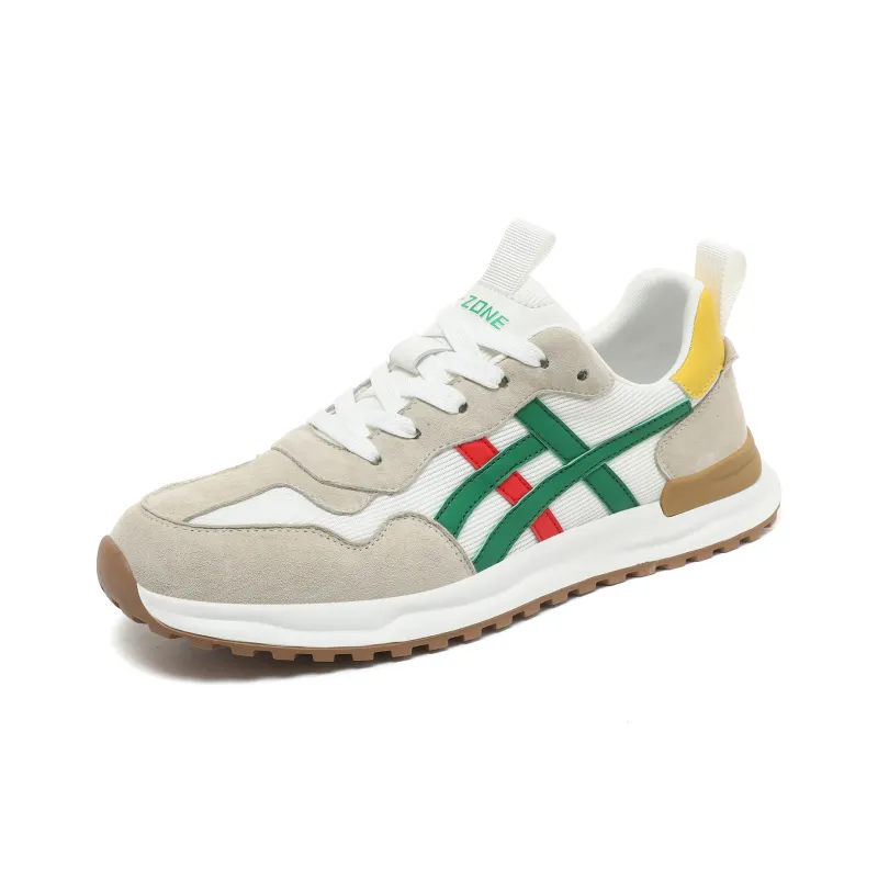 X-ZONE Vintage Cortez Anti-Slip And Wear-Resistant Breathable Low-Top Casual Shoes Men's-1