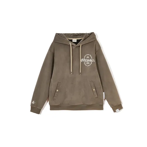 JACK&JONES Sweatshirts Unisex Dark Brown Bungee Cord