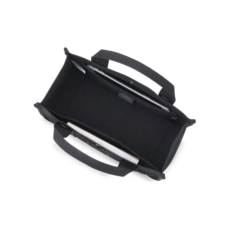 PORTER Canvas One Shoulder Crossbody Canvas Bag Handbag Unisex Black-3