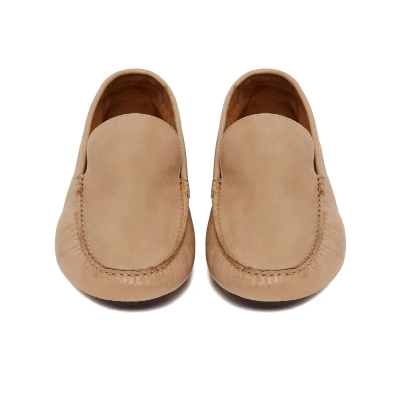 THE ROW Lucca Loafers Women's Beige-4
