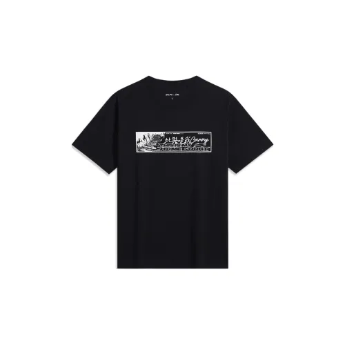 Lol X LINING Sports Life Collection T-Shirts Unisex Black