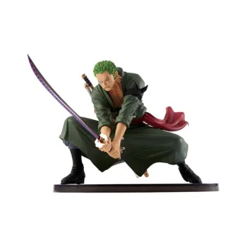 BANPRESTO Roronoa Zoro Sc One Piece King Of Styling Top Showdown 4 Battles Scale Figures 13cm
