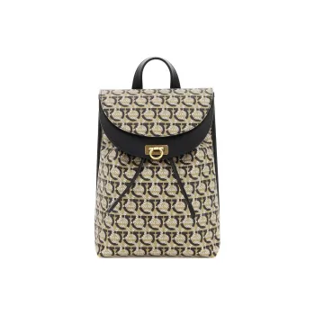 FERRAGAMO Fabric Backpack Unisex Multicolor