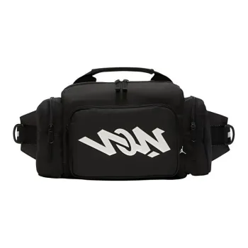 Jordan Polyester Handbag, Fanny Pack, Shoulder Bag, Crossbody Bag Regular Unisex Black