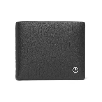 GOLDLION Genuine Leather Business Leather Clip Wallets Men's