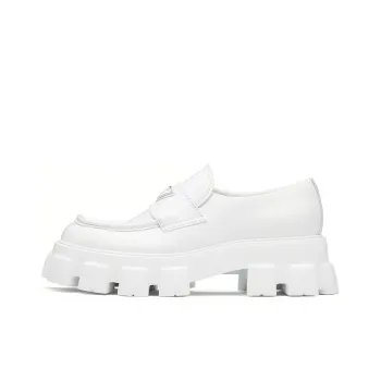 PRADA Monolith Women's Casual Shoes Men's White