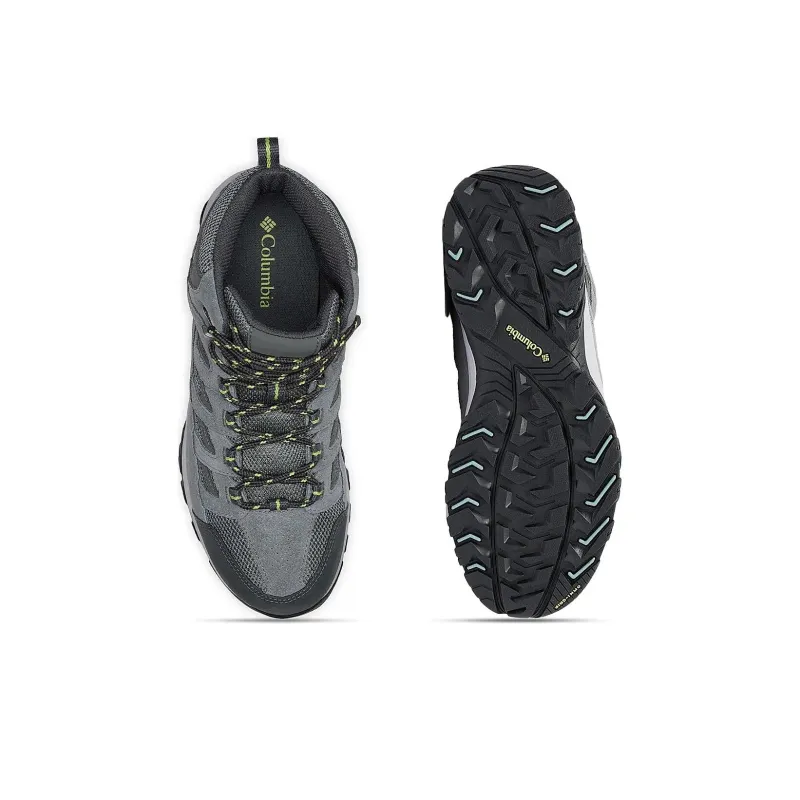Columbia Cushioning Waterproof Mid Top Trail Running Shoes Men's Gray-5