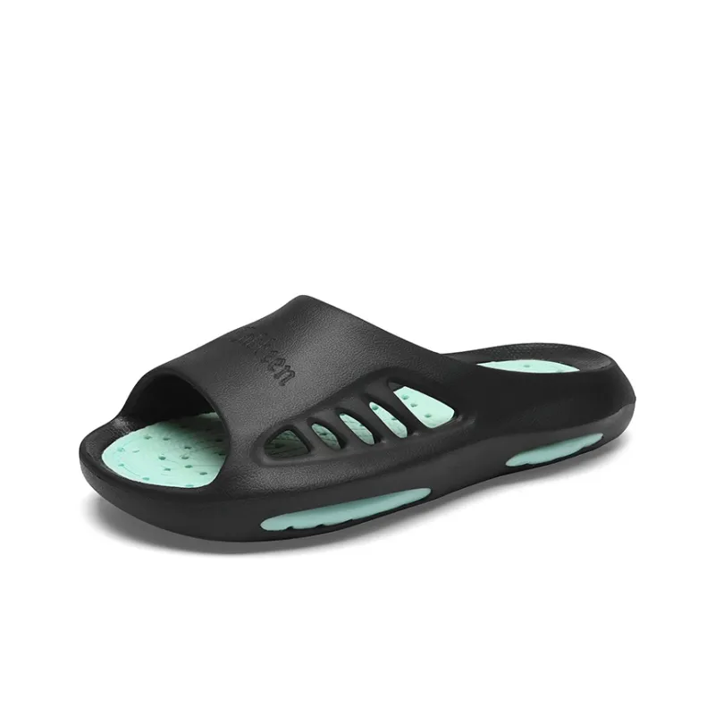 Cabbeen EVA Cut-Out Quick Dry Slide Slippers Men's White-11