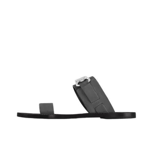 LOUIS VUITTON Slide Slippers Women's Gray