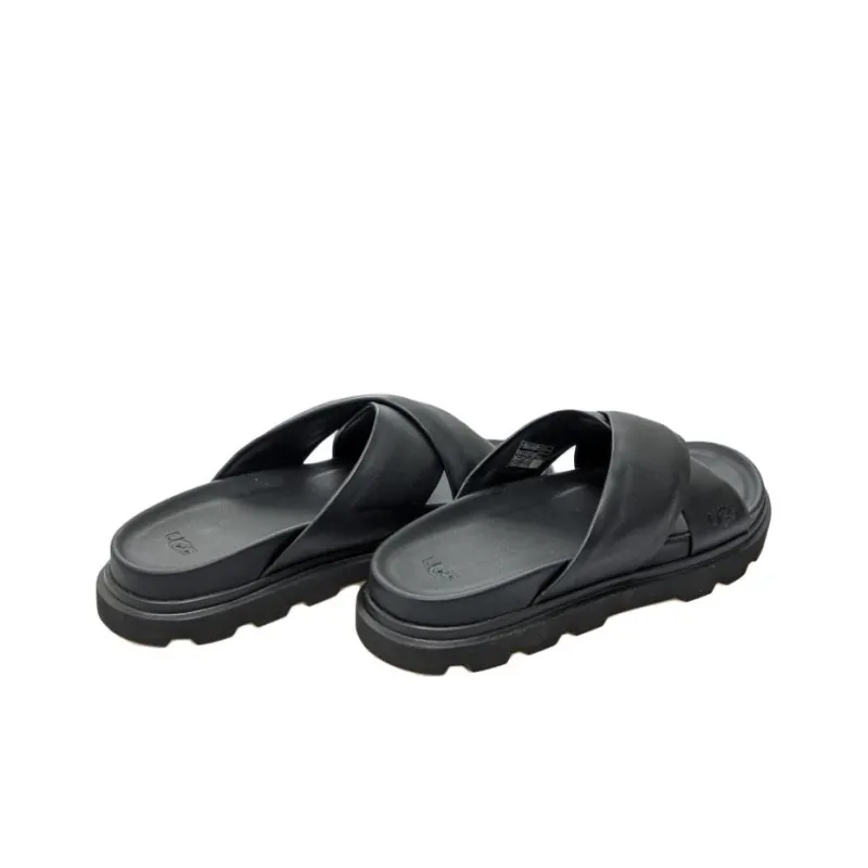 UGG Capitola Cross Slide Sandal Black-3