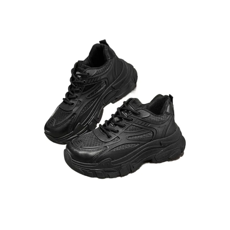 Medd Height Increasing Balance Impact Resistant Support Lightweight Breathable Low Top Chunky Sneakers Women's-32