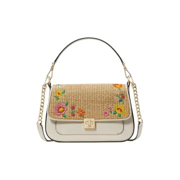 Kate Spade Straw Shoulder Bag Crossbody Bag Women's Various Protein Crisps