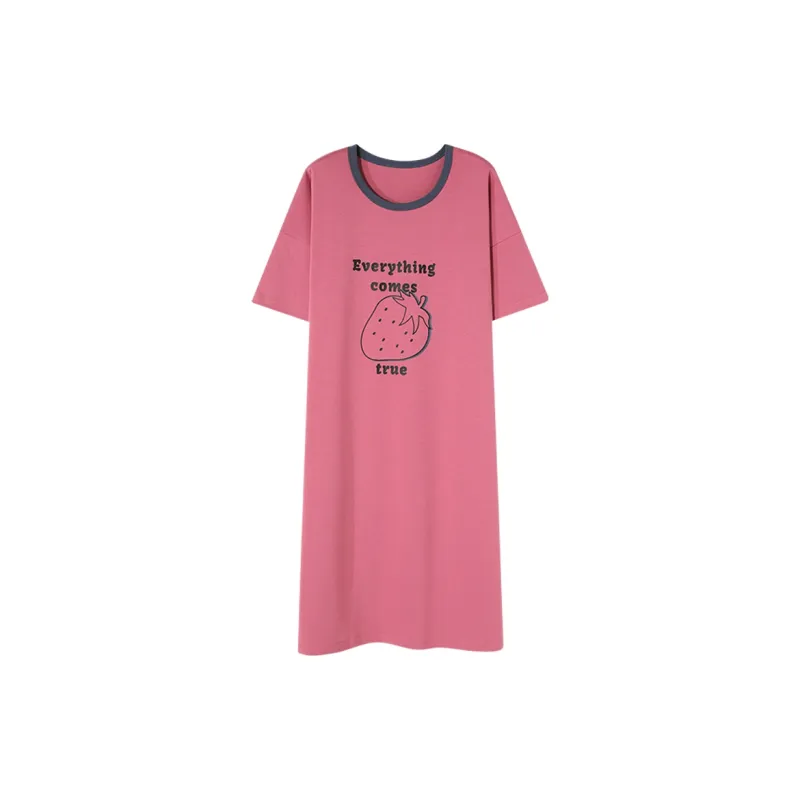 William Nightgown Women's Rose Red-0