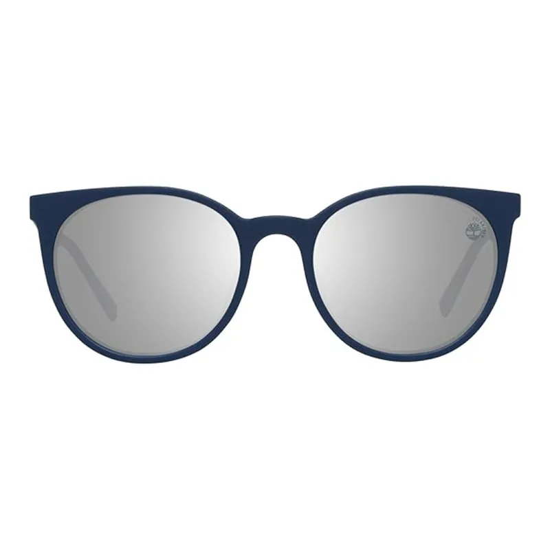 Timberland Injection Molded Irregular Shape Sunglasses Men's Blue-1