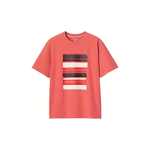 UNIQLO Jw Anderson Co-Branded Series T-Shirts Men Agate Red