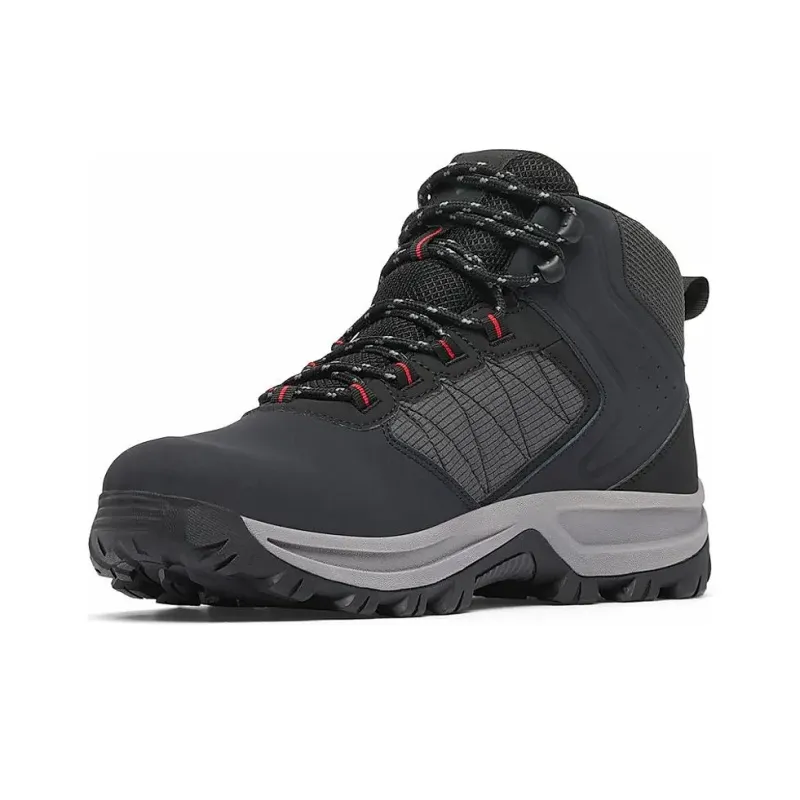 Columbia Wear resistant And Waterproof High Top Trekking Shoes Men's Black-1
