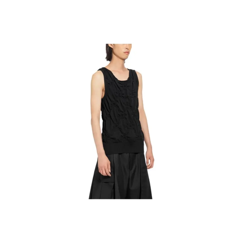 DRIES VAN NOTEN Tank Tops Men's Black-2