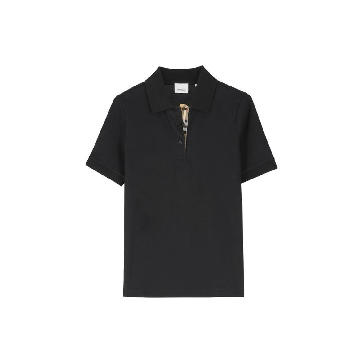 Burberry Checked Short-Sleeved Polo Shirt - POIZON