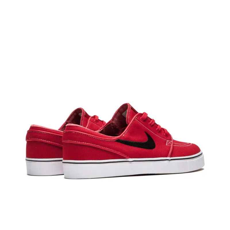 Nike SB Stefan Janoski Zoom Canvas Cushioning, Wear Resistant Low Top Skateboard Shoes Unisex Red Black-2