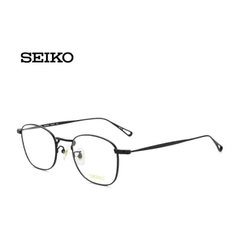 SEIKO Titanium Alloy Square Eyeglass Frames Unisex
